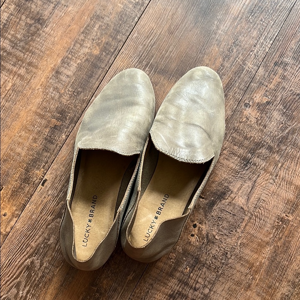 Lucky Brand Women's Grey Slip-On Shoes